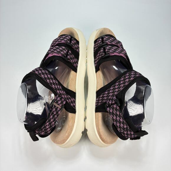 Gravity Defyer G-Defy Café Black Pink Adjustable Straps Sandals Women's Size 11 - Picture 7 of 11